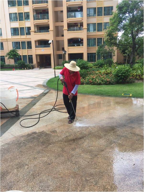 中山市銀華小區保潔案例